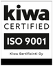 Kiwa ISO 9001 laadunhalintajärjestelmän kansainvälisen standardin sertifiointi